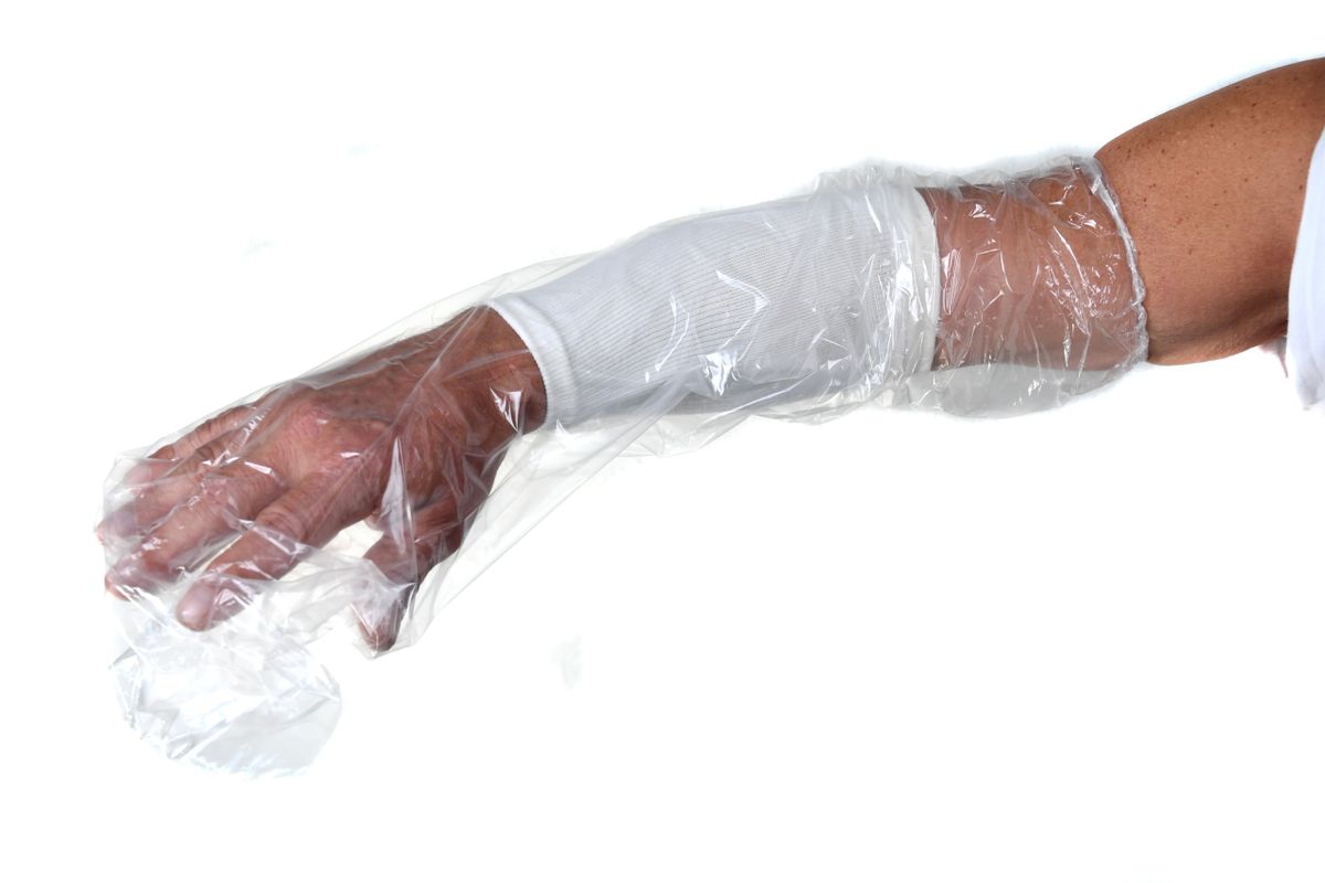 CAST DRESSING COVER for shower 7/pack SMALL HAND, WRIST, ARM